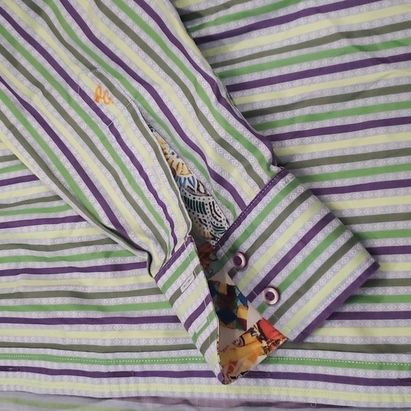 ROBERT GRAHAM LONG SLEEVE COLAR DRESS SHIRT - Picture 3 of 8
